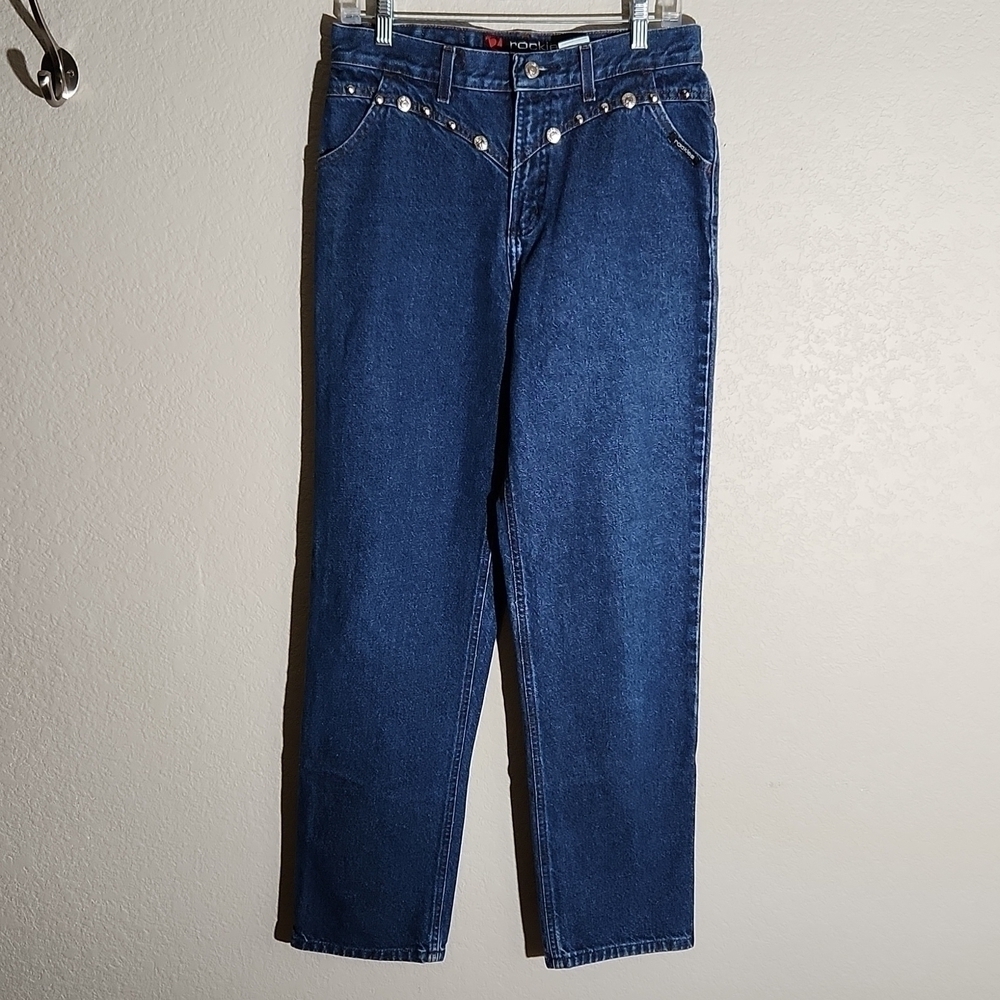 Vintage Western Rockies Mountain Jeans Womens Size 11 / 12 Western Cowgirl Y2K